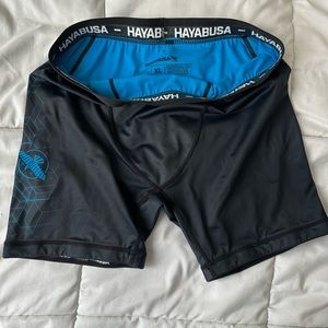 Hayabusa Geo Vale Tudo Shorts Men (Blue) XLarge